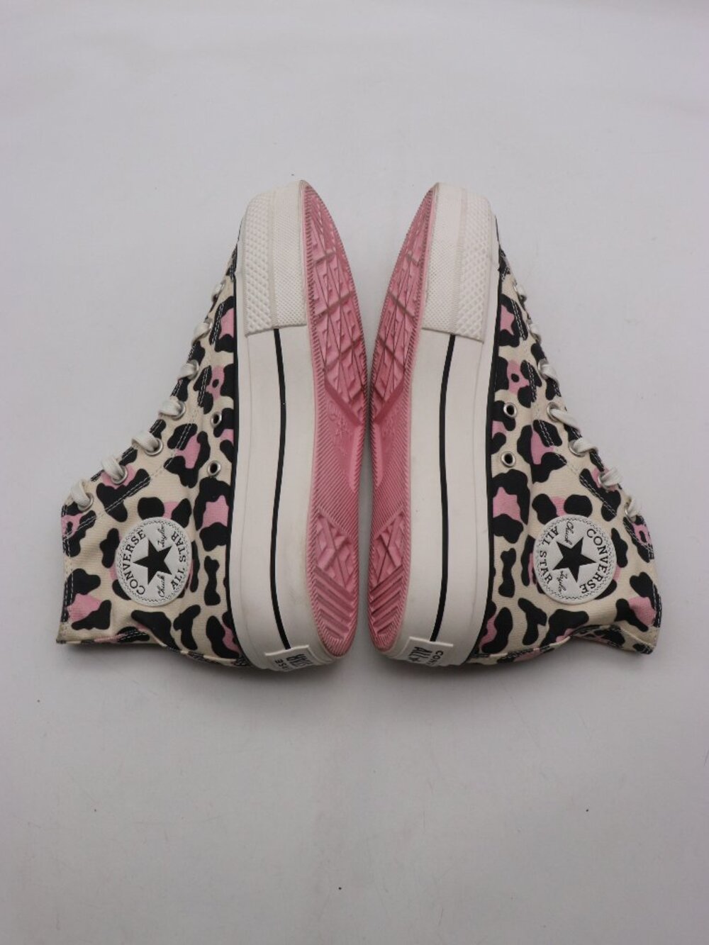 Converse Chuck Taylor All Star Lift High Women's 8.5 Platform Sneaker Leopard - Picture 6 of 9